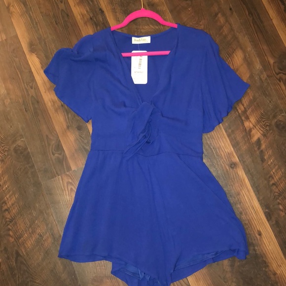 Peach Love California Other - Blue romper